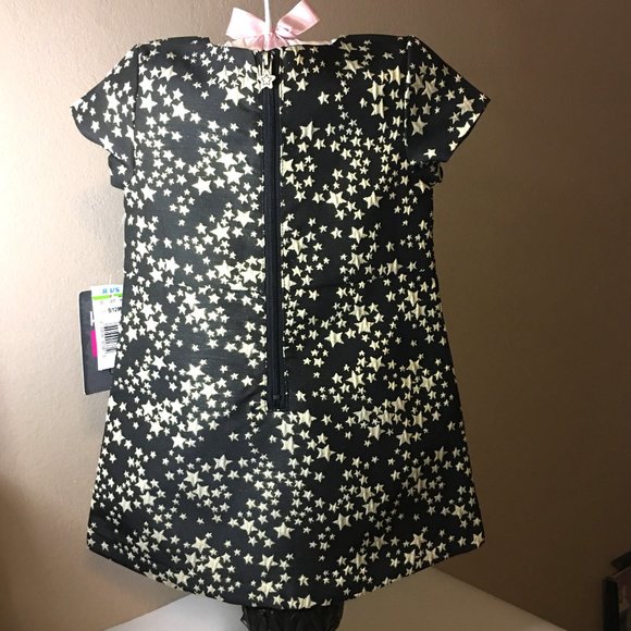 KOALA KIK Black with Gold Stars Dress - NEW WITH TAGS! - Picture 5 of 11